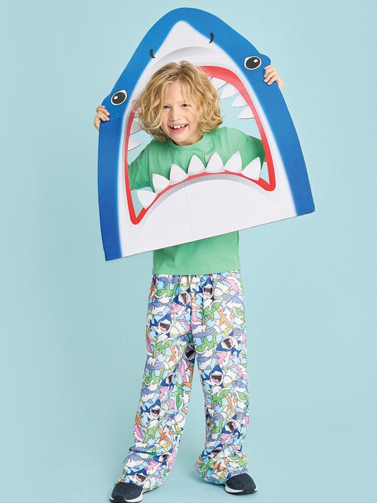 Plush Pants - Shark Frenzy