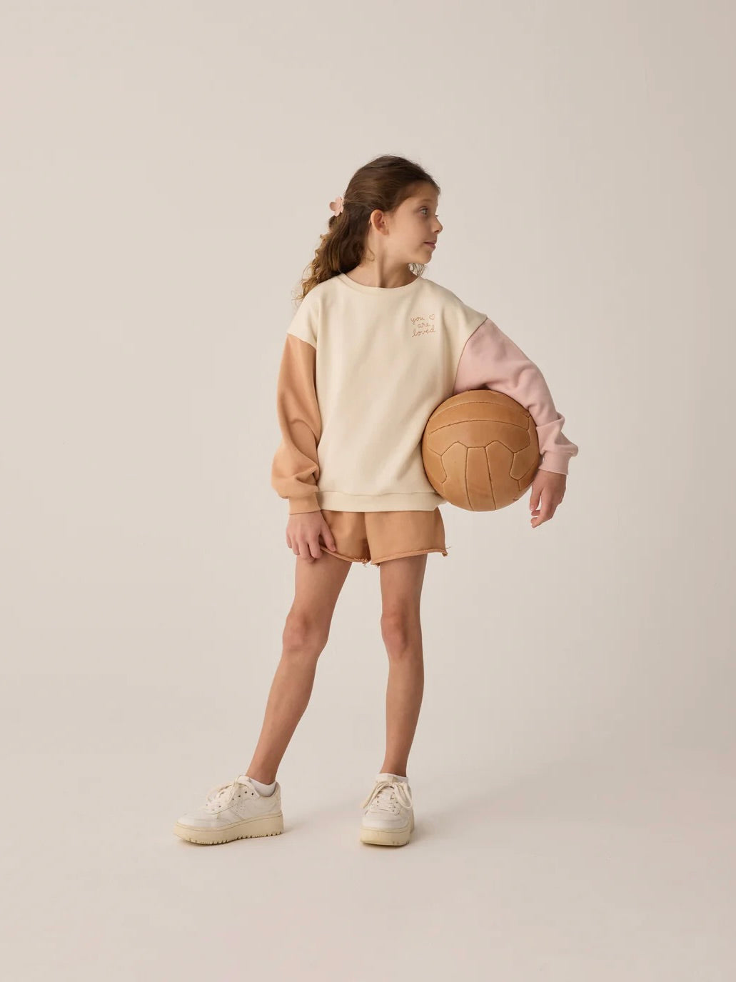 Natural Color Block Legend Sweatshirt
