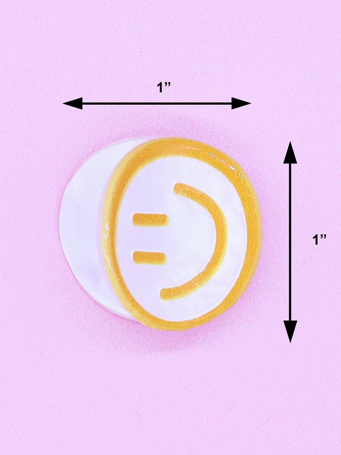 4-Pack Small Claw Clips - Smiley