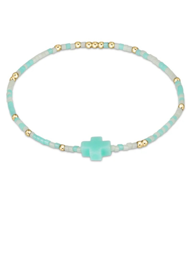 egirl Hope Unwritten Signature Cross Bracelet - What I Mint to Say