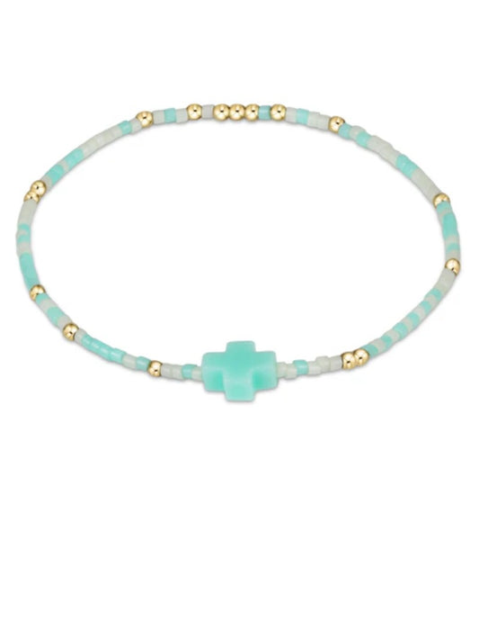 egirl Hope Unwritten Signature Cross Bracelet - What I Mint to Say