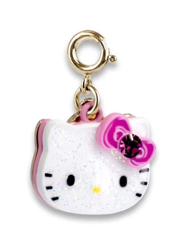 Gold Glitter Hello Kitty Charm