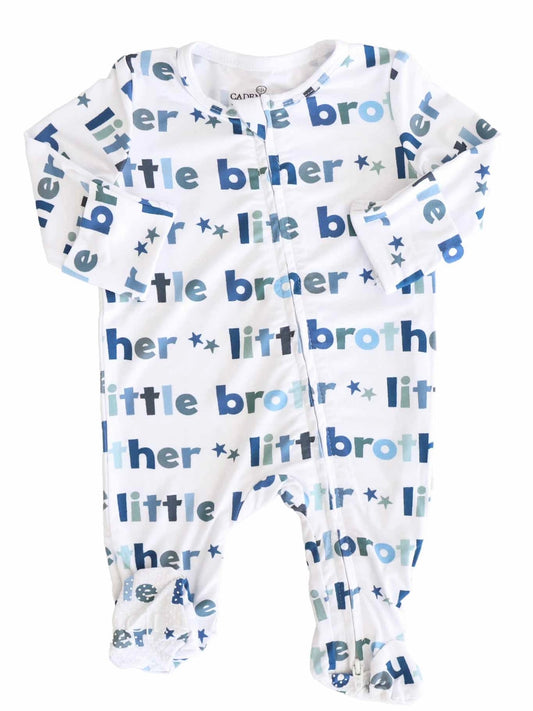 Little Brother Zipper Footie