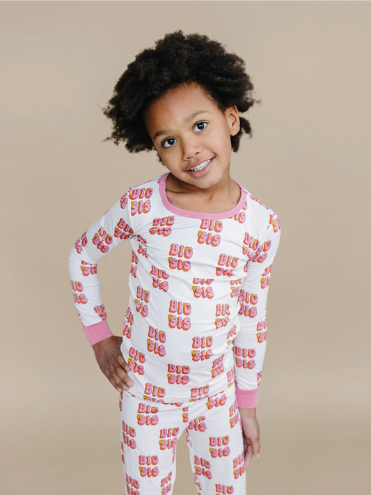 Big Sis Toddler Bamboo Pajamas