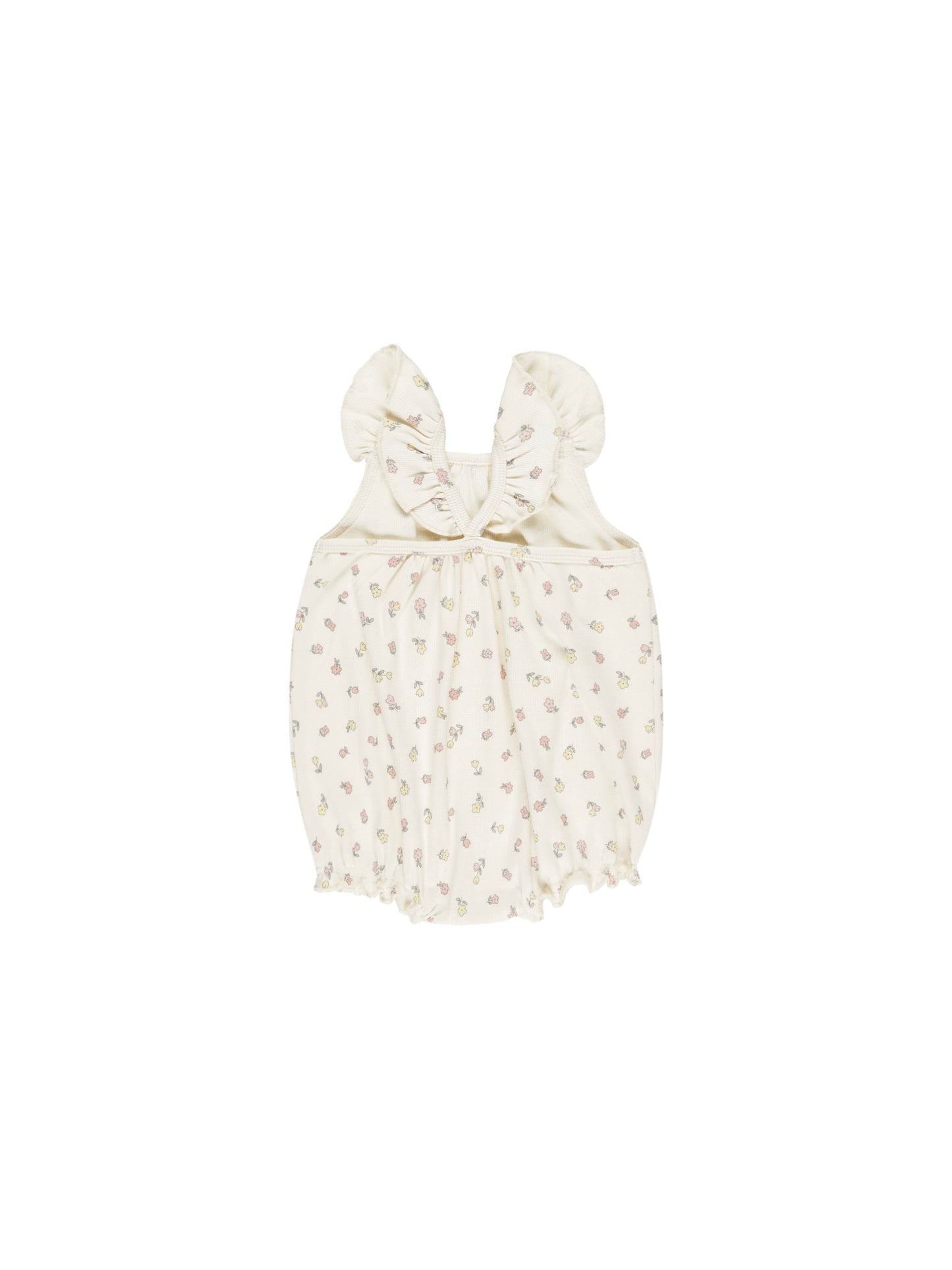 Fleur Ribbed Ruffle Romper