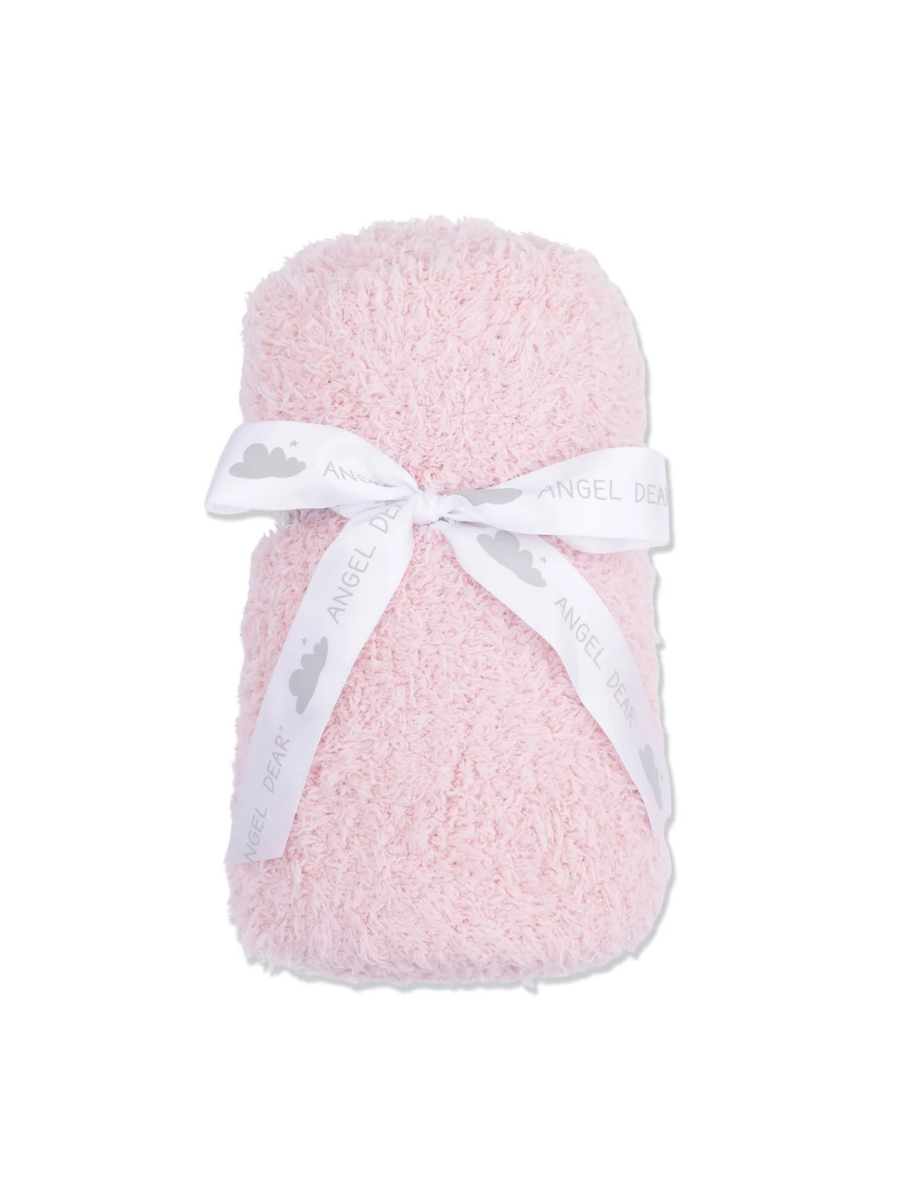 Blush Chenille Stroller Blanket
