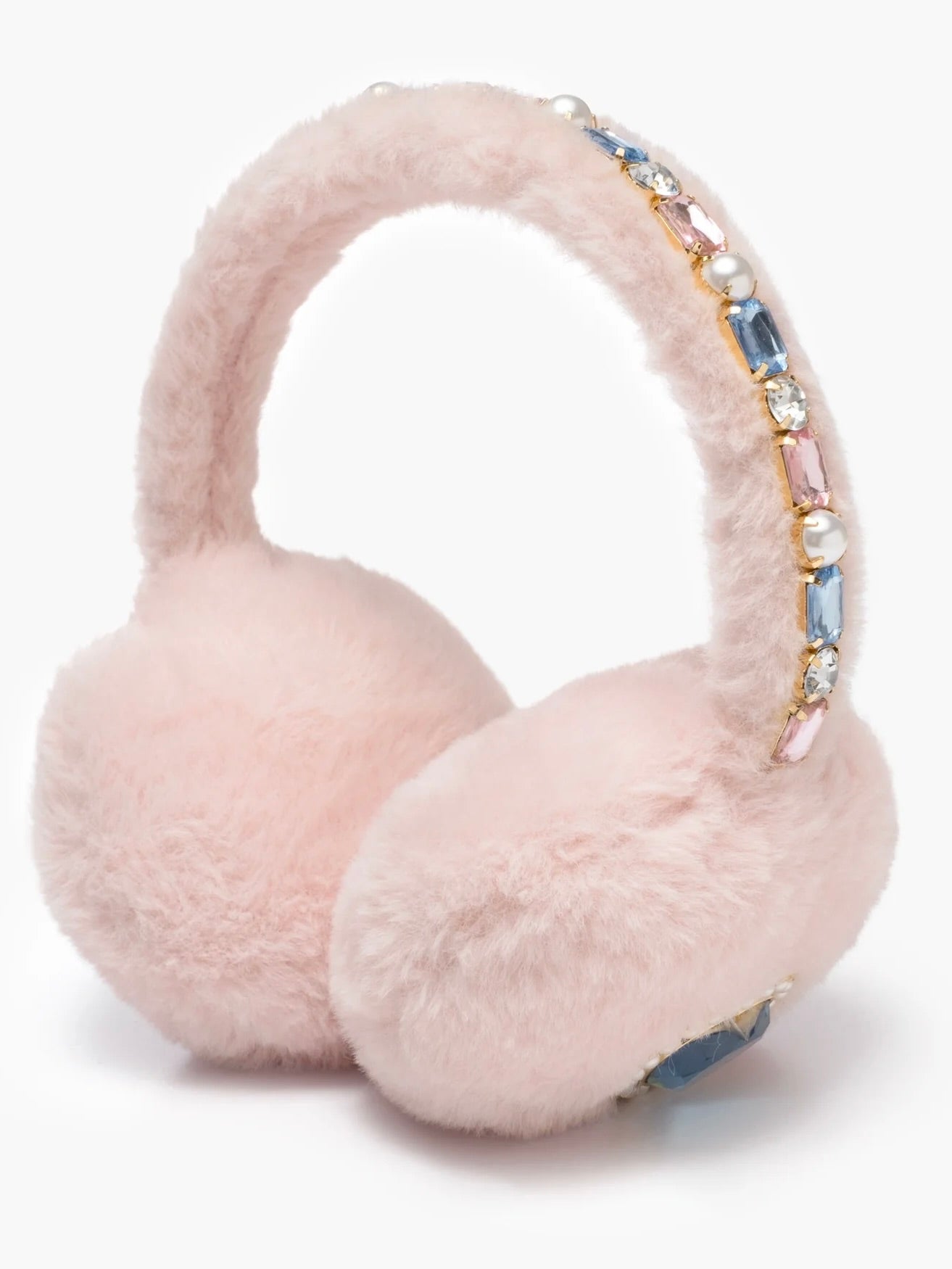 Jeweled Ear Muffs - Cotton Candy