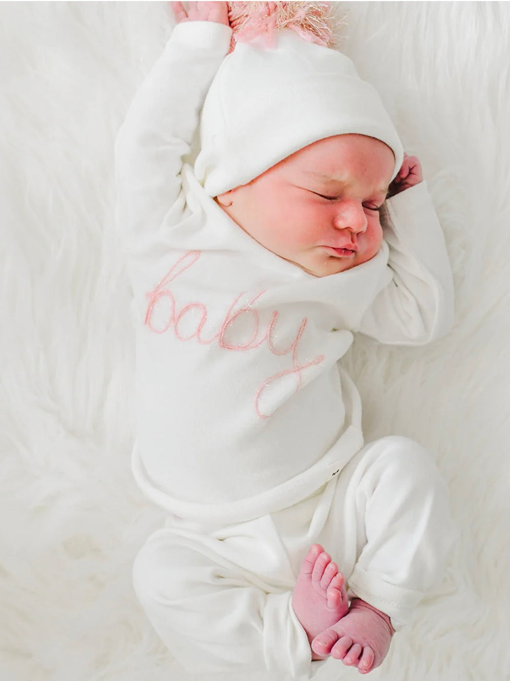 Pink "Baby" Cream Set