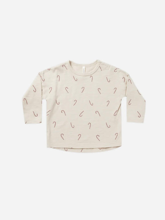 Long Sleeve Candy Cane Tee