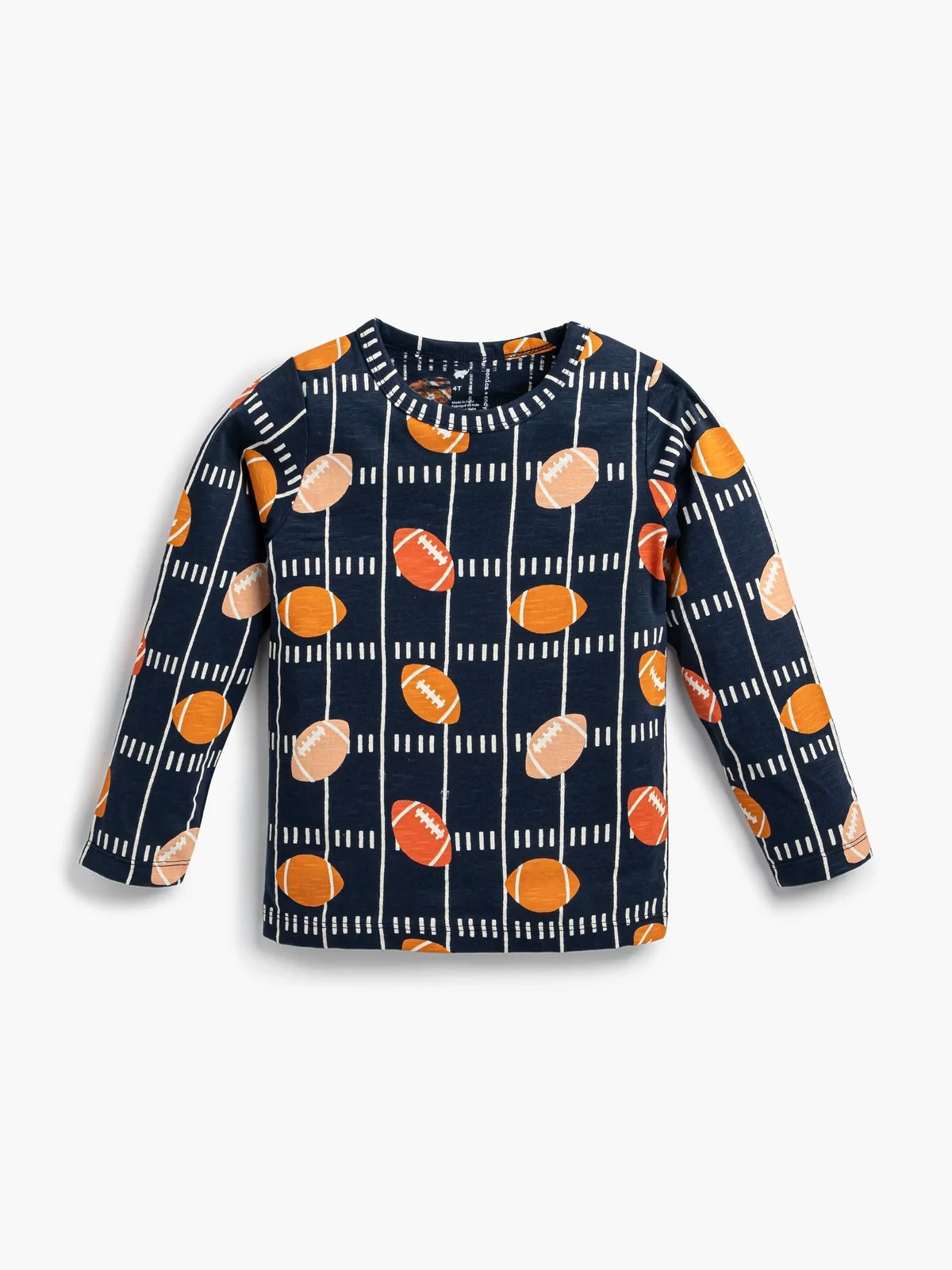 Long Sleeve Tee - Navy Football