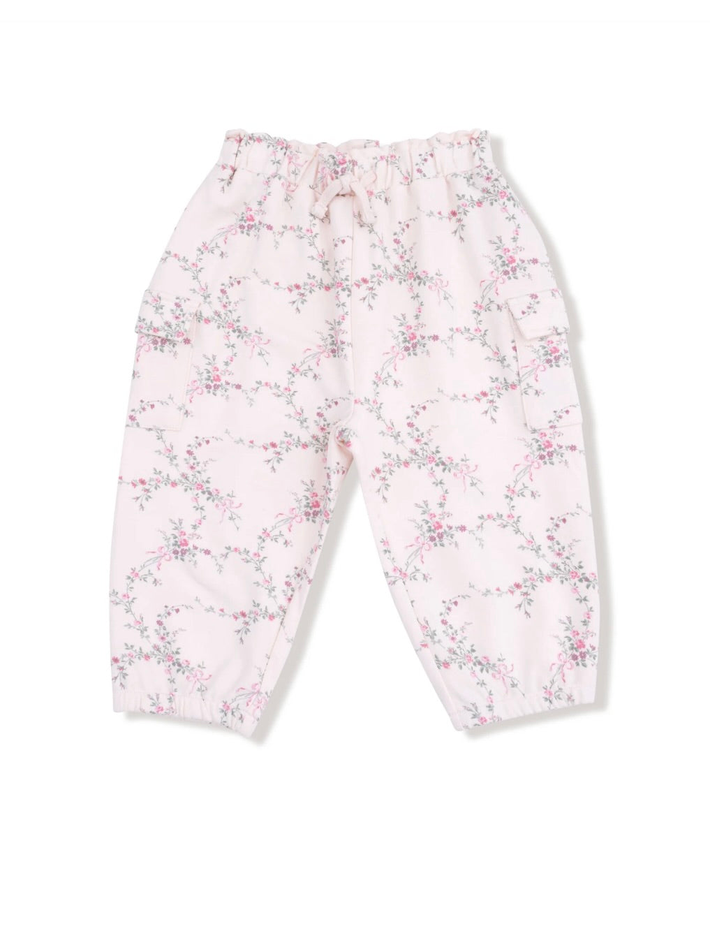 Antoinette Floral French Terry Cargo Pant