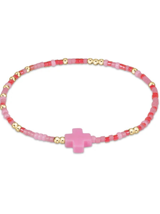 egirl Hope Unwritten Signature Cross Bracelet - Party Like a Flockstar