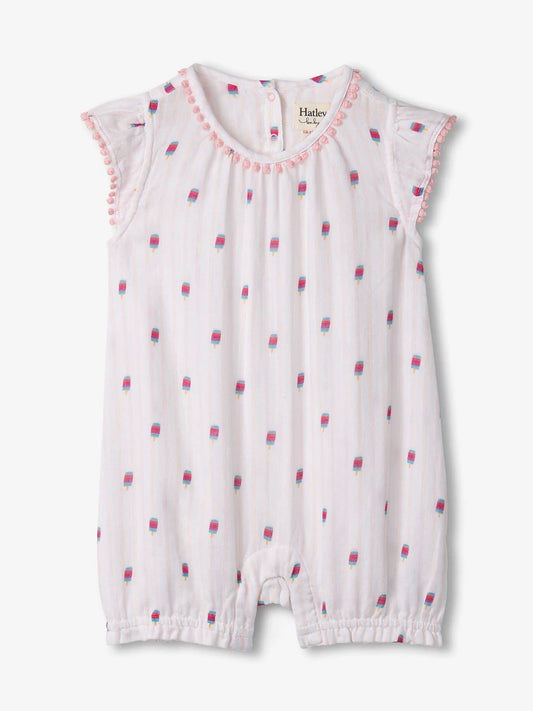 Yummy Pops Flutter Sleeve Shortall