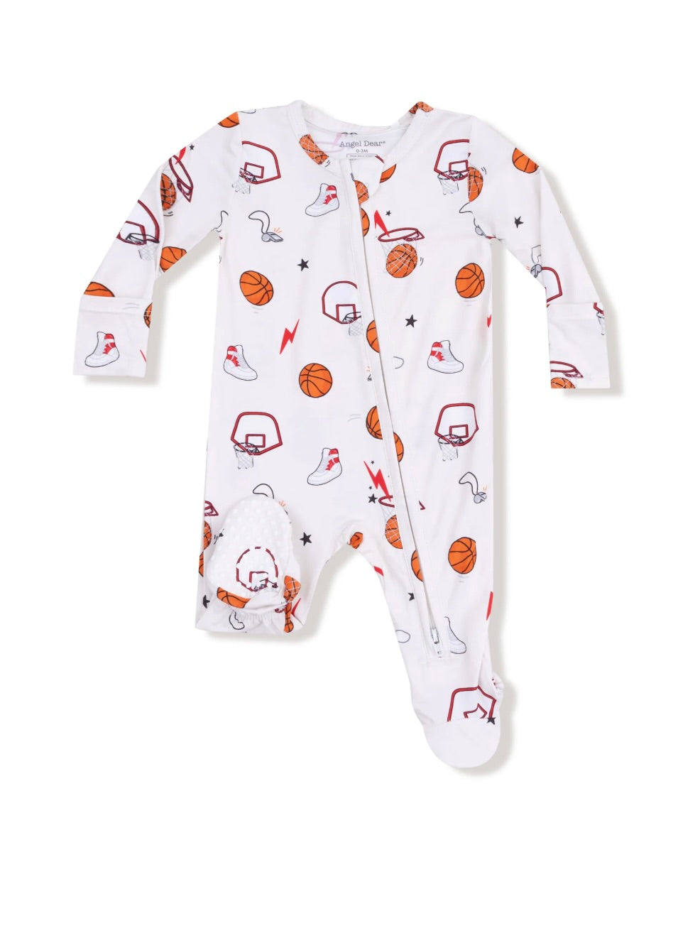 Red Basketball Footie