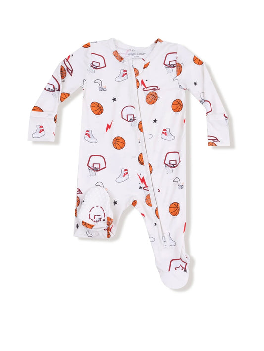 Red Basketball Footie