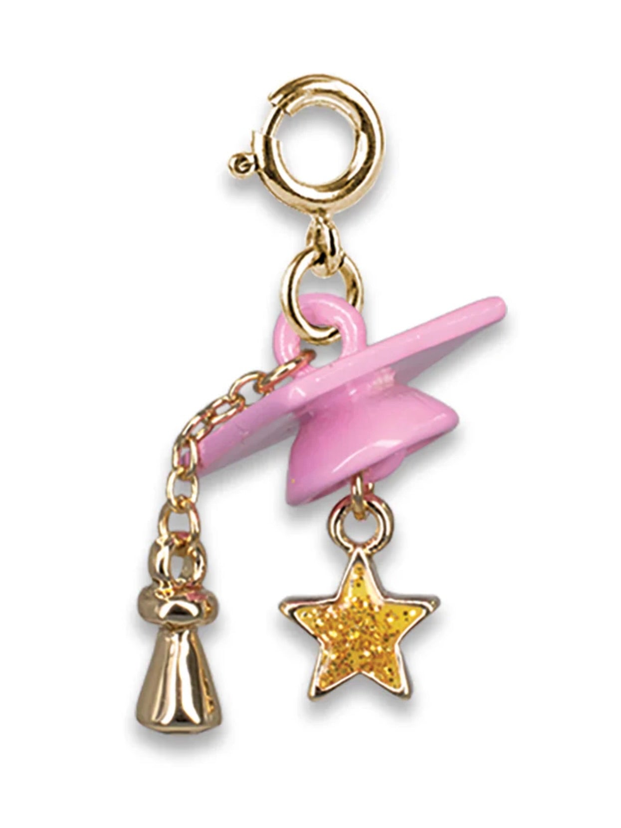 Charm It! Gold Graduation Cap Charm