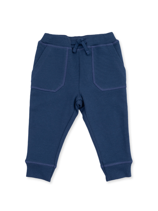 Solid Insignia Blue Jogger Pant