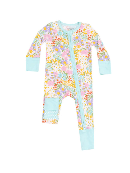 Amelia Floral Zipper Romper