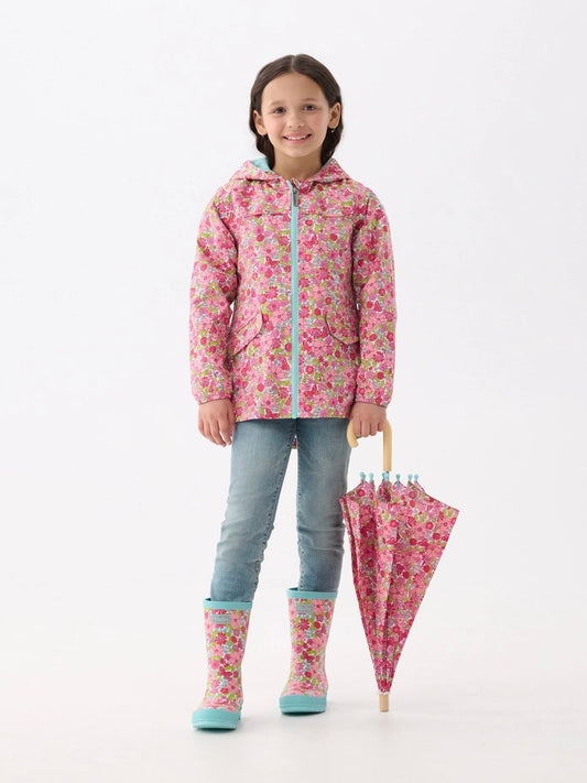 Groovy Flowers Microfiber Field Jacket