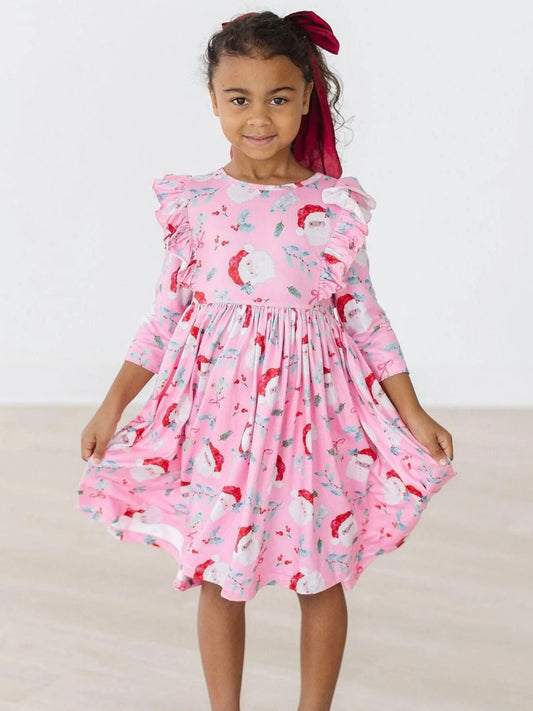 Jolly Old Saint Nick Twirl Dress