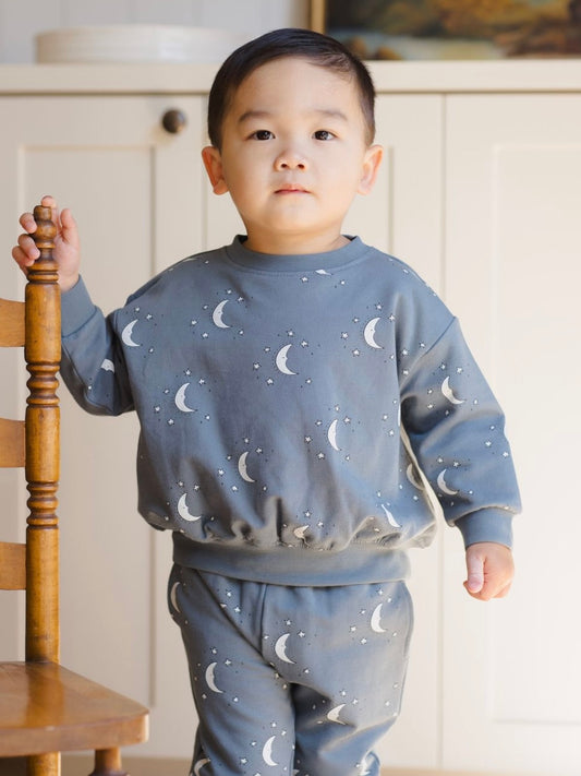 Relaxed Sweatshirt - Silver Moons