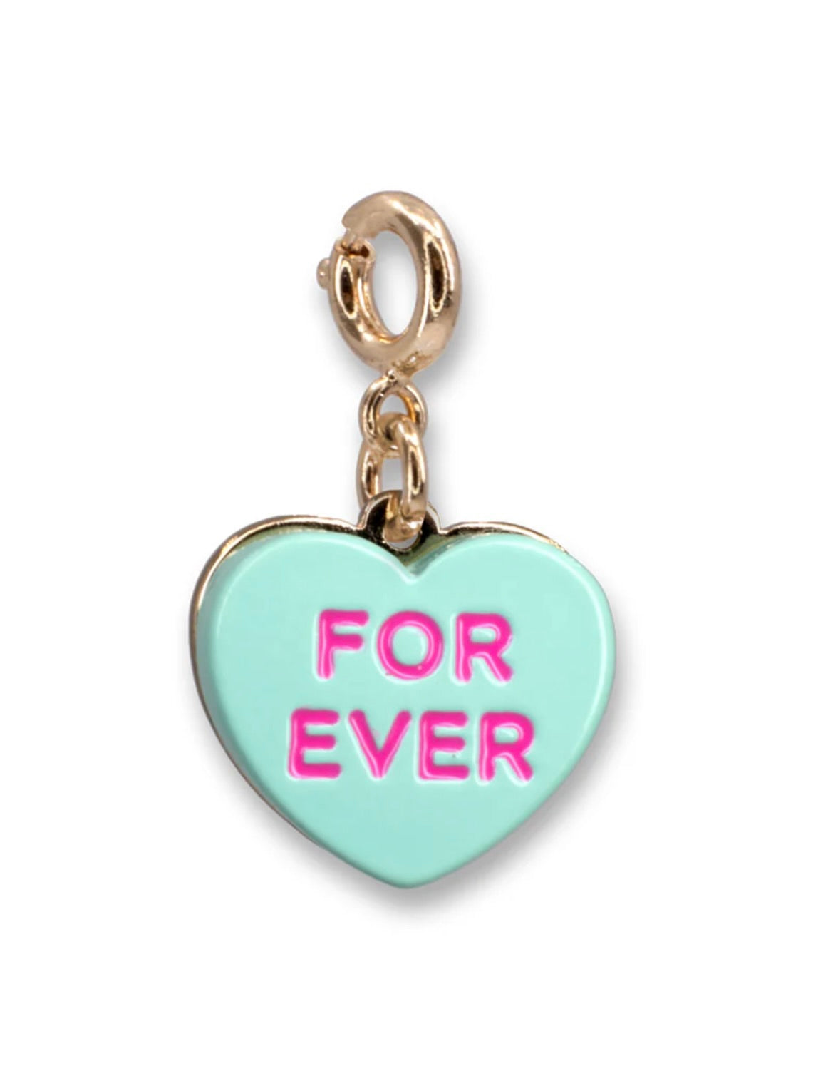 Charm It! Gold Candy Heart Charm