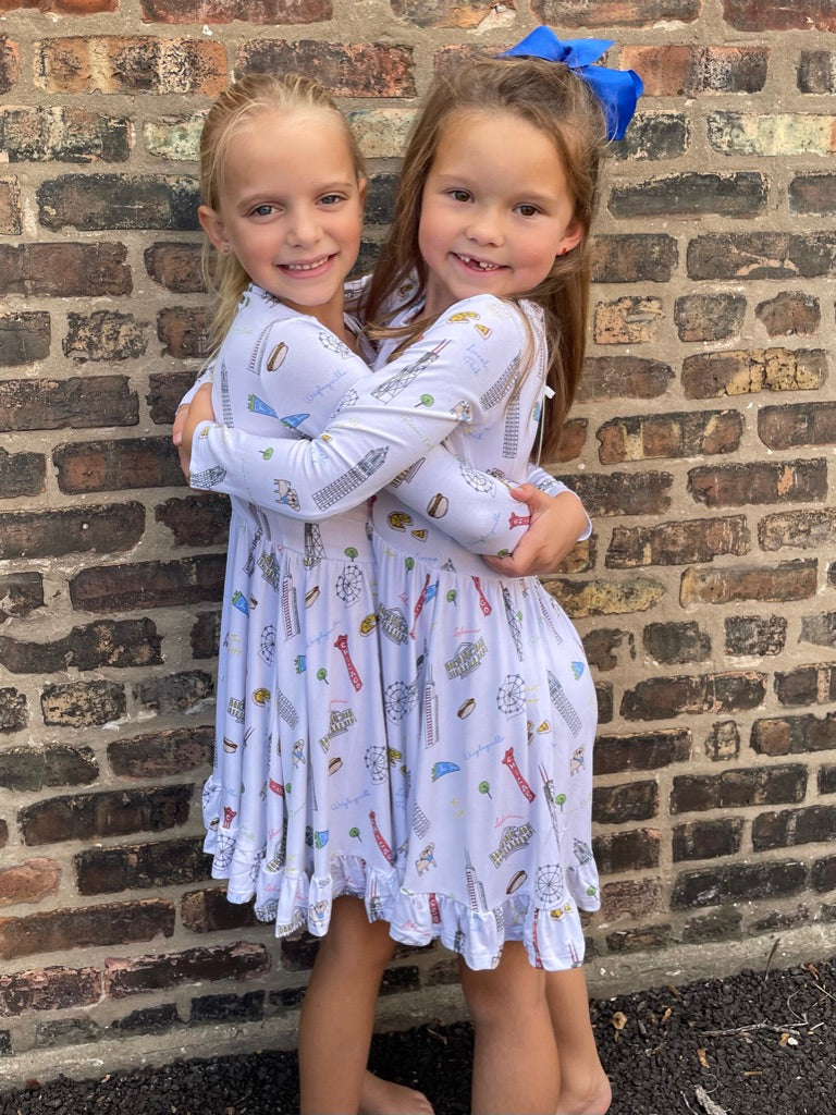 Sweet Home Chicago Twirl Dress
