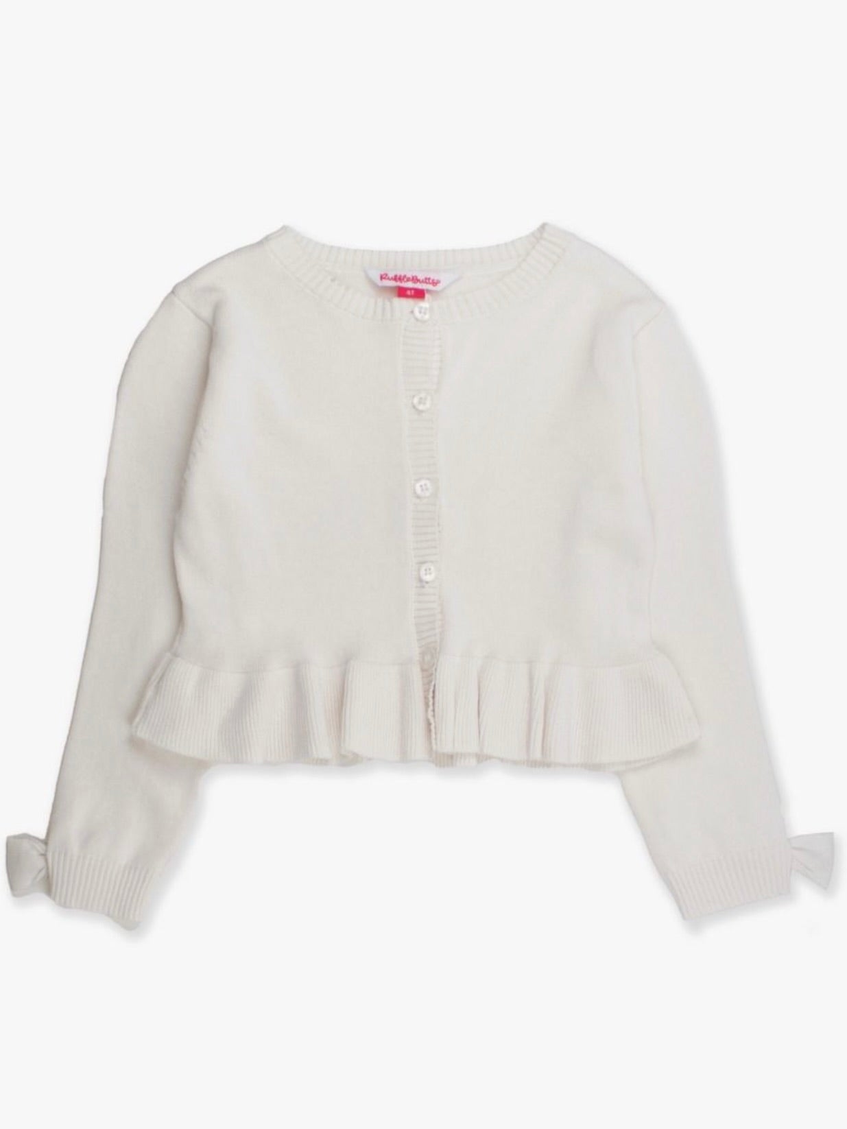 Peplum Cardigan with Bows