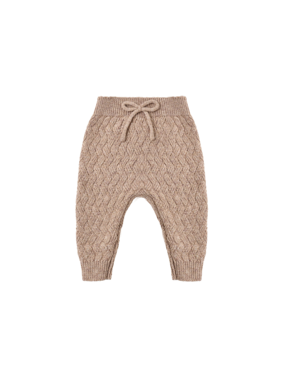 Heather Almond Knit Pant