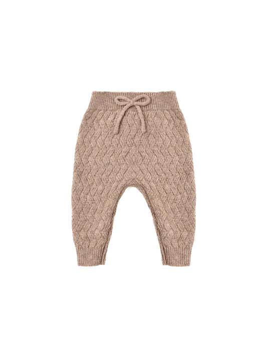 Heather Almond Knit Pant
