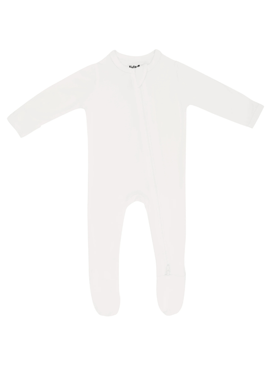 Kyte Baby Zippered Bamboo Footie- Cloud