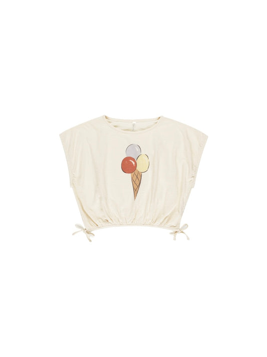 Gelato Cropped Cinched Tee