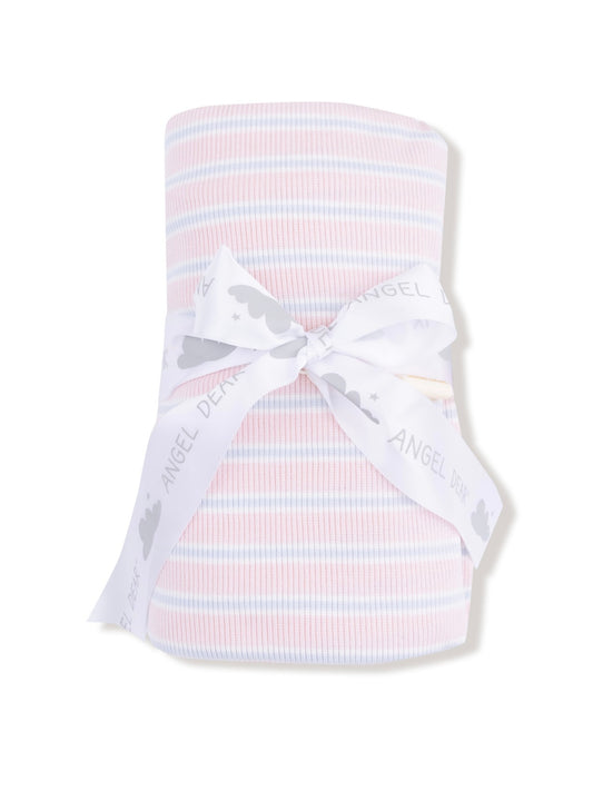 Pink Multi Stripe Swaddle