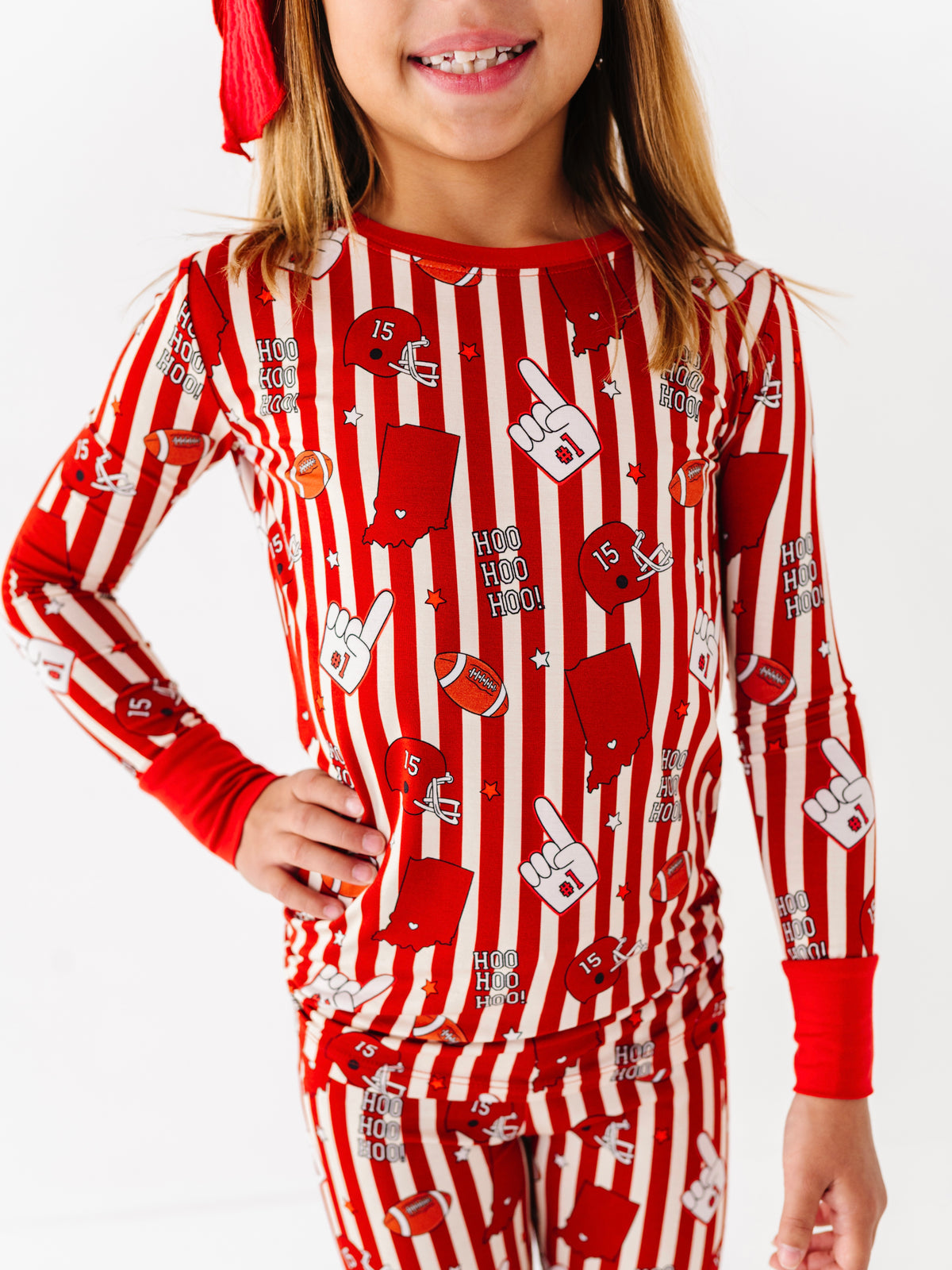 Game Day in Indiana Kids Pajamas