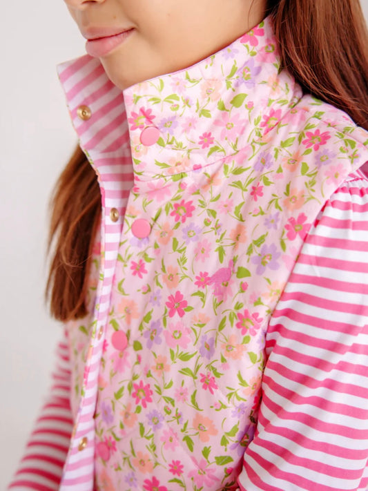 Romany Rose Stripe Long Sleeve Penny's Play Shirt