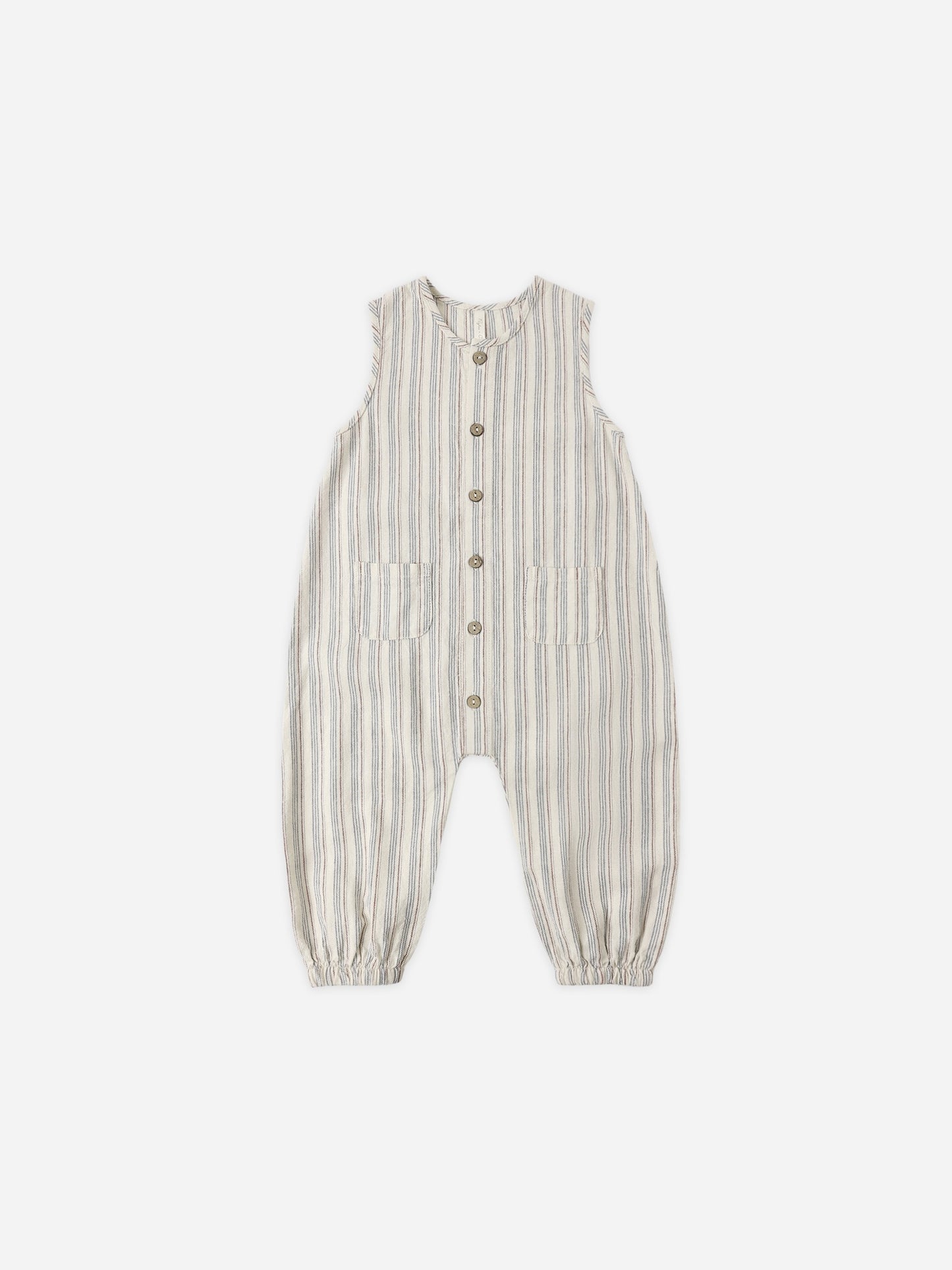 Nautical Stripe Woven Jumpsuit