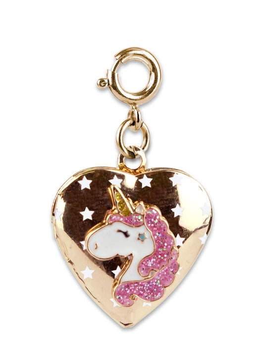 Charm It! Gold Unicorn Locket Charm