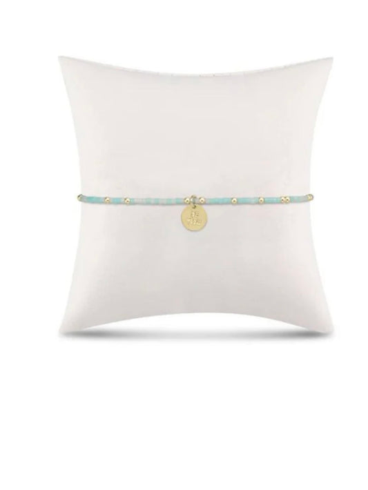 egirl Hope Unwritten Bracelet - What I Mint to Say - be you. Small Gold Disc