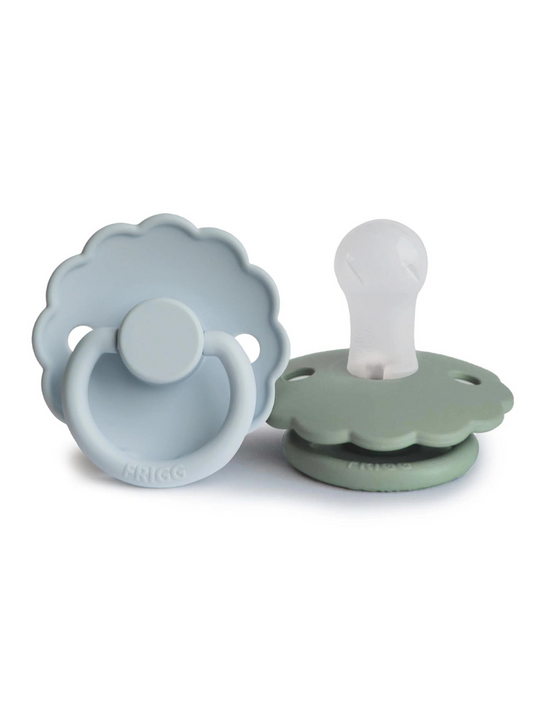 FRIGG Baby Pacifier- Blue/Sage 0-6M