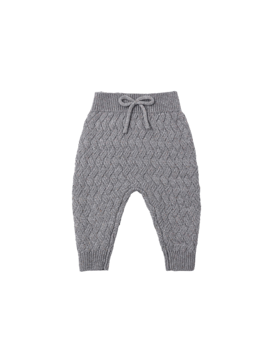 Heather Slate Knit Pant