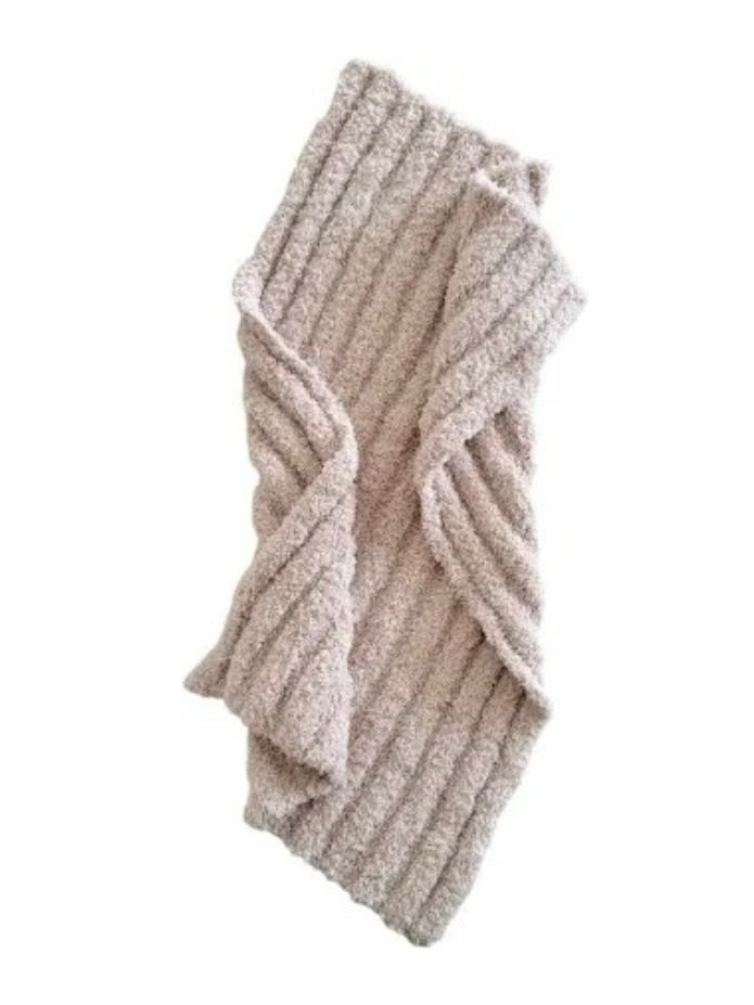 Phufy Bliss Wave Mini Blanket - Bisque