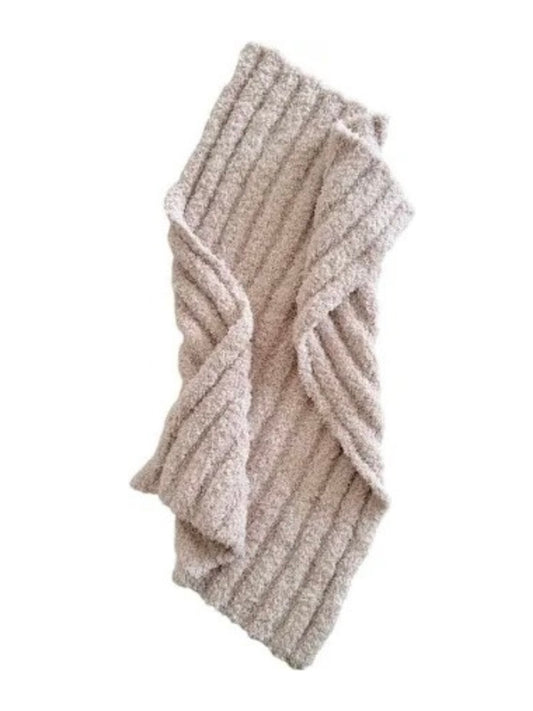 Phufy Bliss Wave Mini Blanket - Bisque