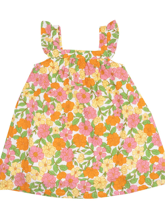 Botanical Retro Floral Sundress
