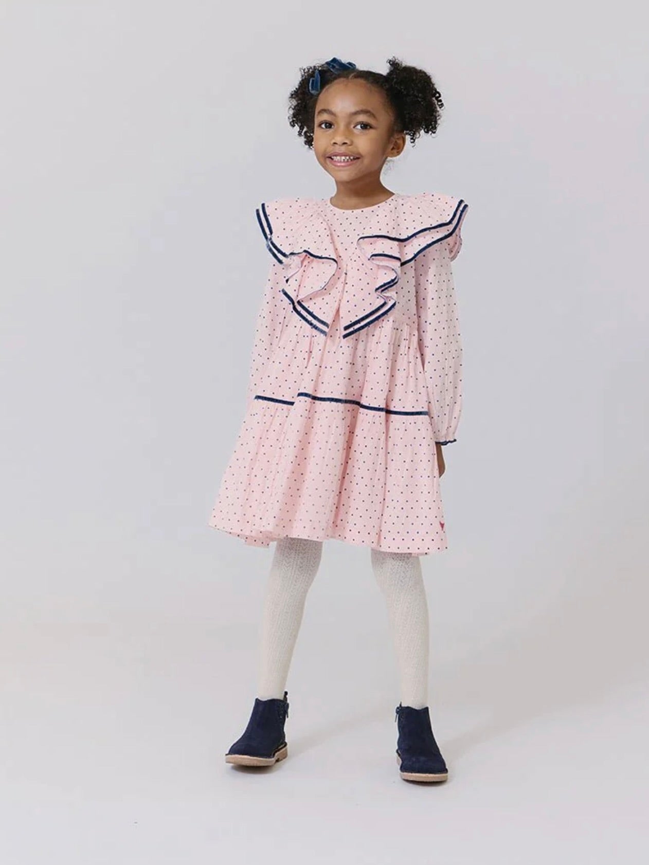 Raphaela Dress - Strawberry Cream Polka Dot