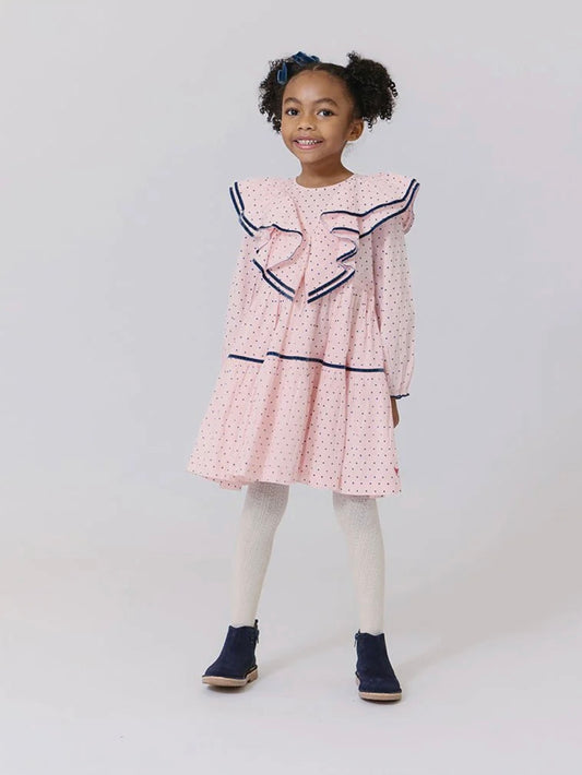 Raphaela Dress - Strawberry Cream Polka Dot
