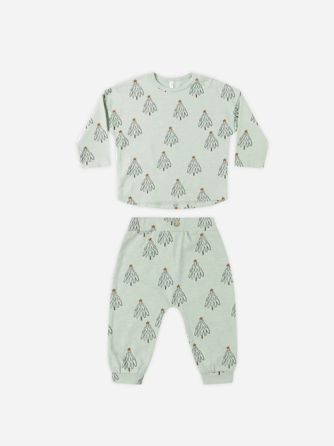 Pistachio Trees Long Sleeve Tee Set