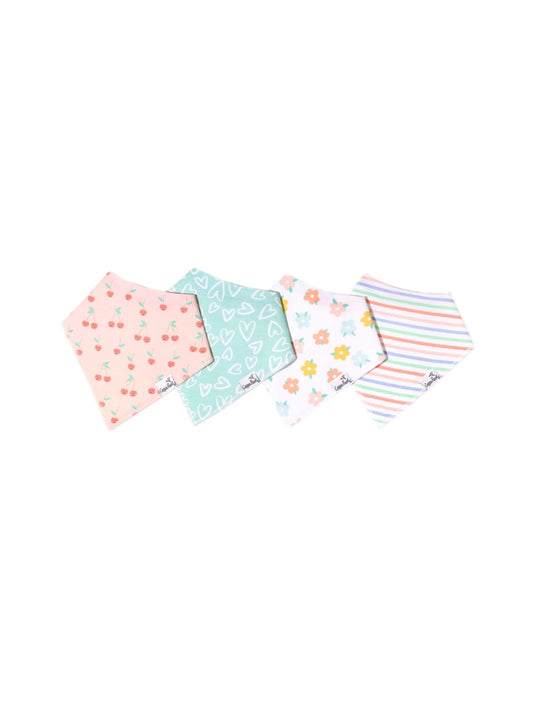 Cheery Bandana Bib 4-Pack