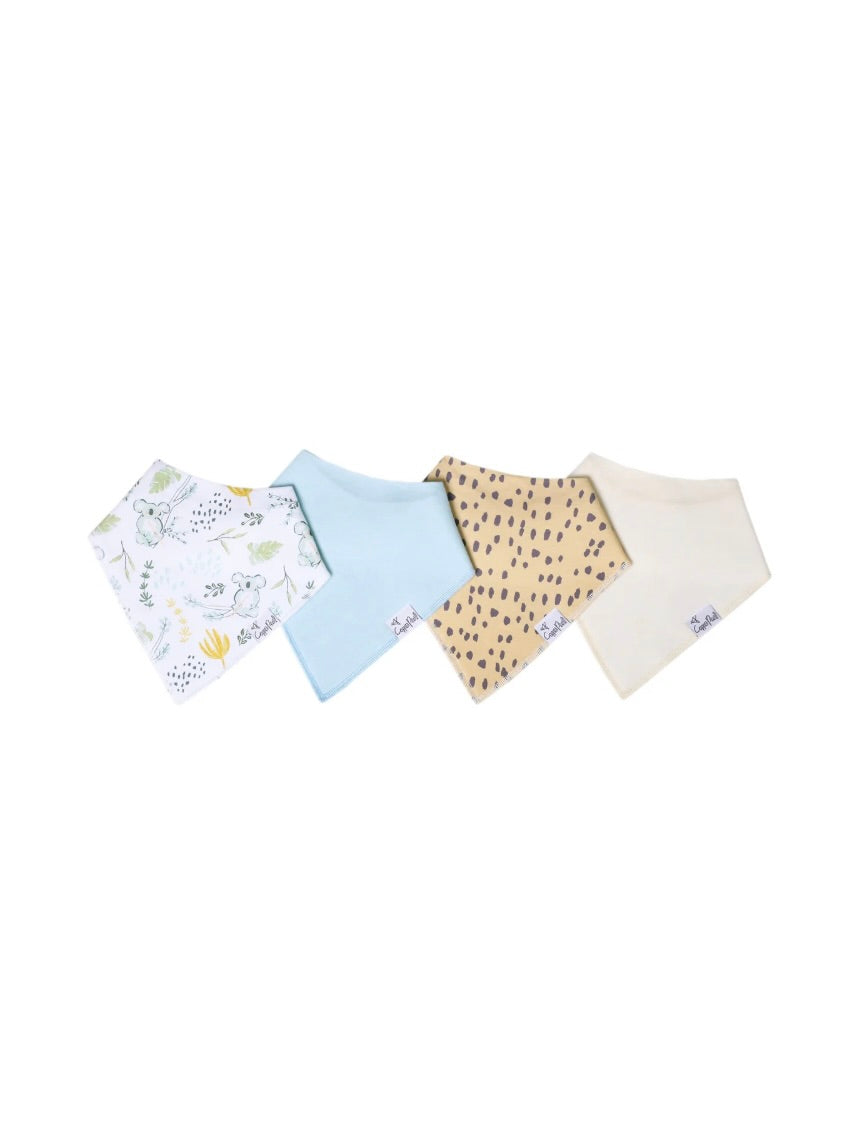 Bandana Bib 4-Pack - Aussie