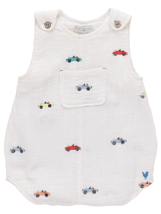 Vintage Car Embroidery Noah Jumper