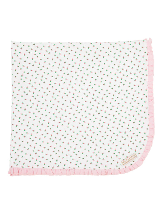 Baby Buggy Blanket - Rosebud / Palm Beach Pink